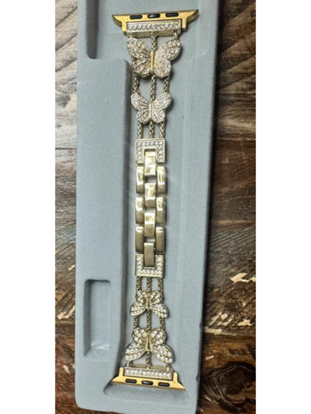 Apple Watch Band Butterfly, Gold tone